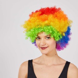 Colorful Curly Afro Bonus Wig Colorful Curly Afro Bonus Wig