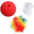 Colorful Clown Wig White Gloves Red Sponge Nose Clown Set 3 Pieces