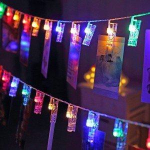 Colorful Illuminated Photo Album with Pegs 10 Pieces - RGB Colorful Illuminated Photo Album with Pegs 10 Pieces - RGB
