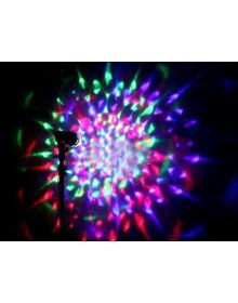Colorful Led Rotating Head Disco Bulb