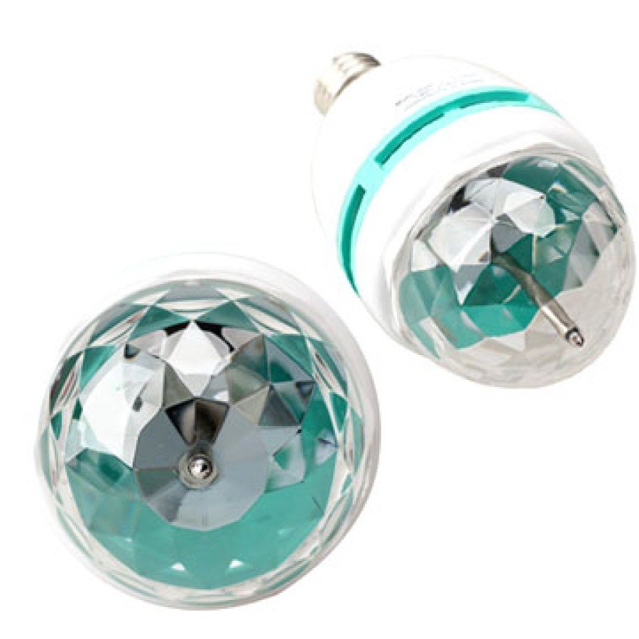 Colorful Led Rotating Head Disco Bulb