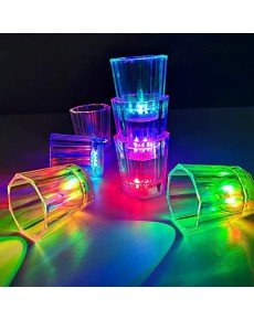 Colorful Led Glowing Fiber Optic Glow Light Cup 5.5 x 5.5 cm 1 Piece