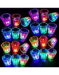 Colorful Led Glowing Fiber Optic Glow Light Cup 5.5 x 5.5 cm 1 Piece