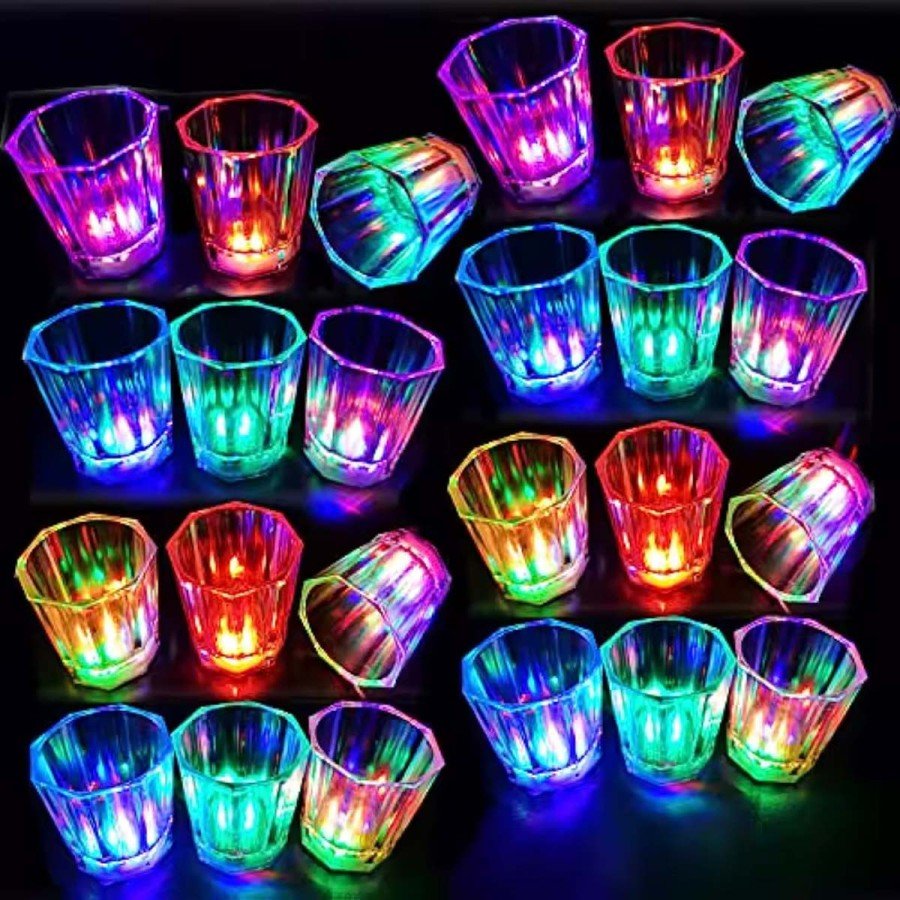 Colorful Led Glowing Fiber Optic Glow Light Cup 5.5 x 5.5 cm 1 Piece Colorful Led Glowing Fiber Optic Glow Light Cup 5.5 x 5.5 cm 1 Piece