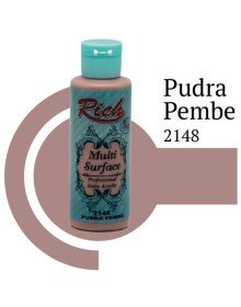 Rich Multi Surface 2148 Powder Pink Acrylic Paint 120 cc