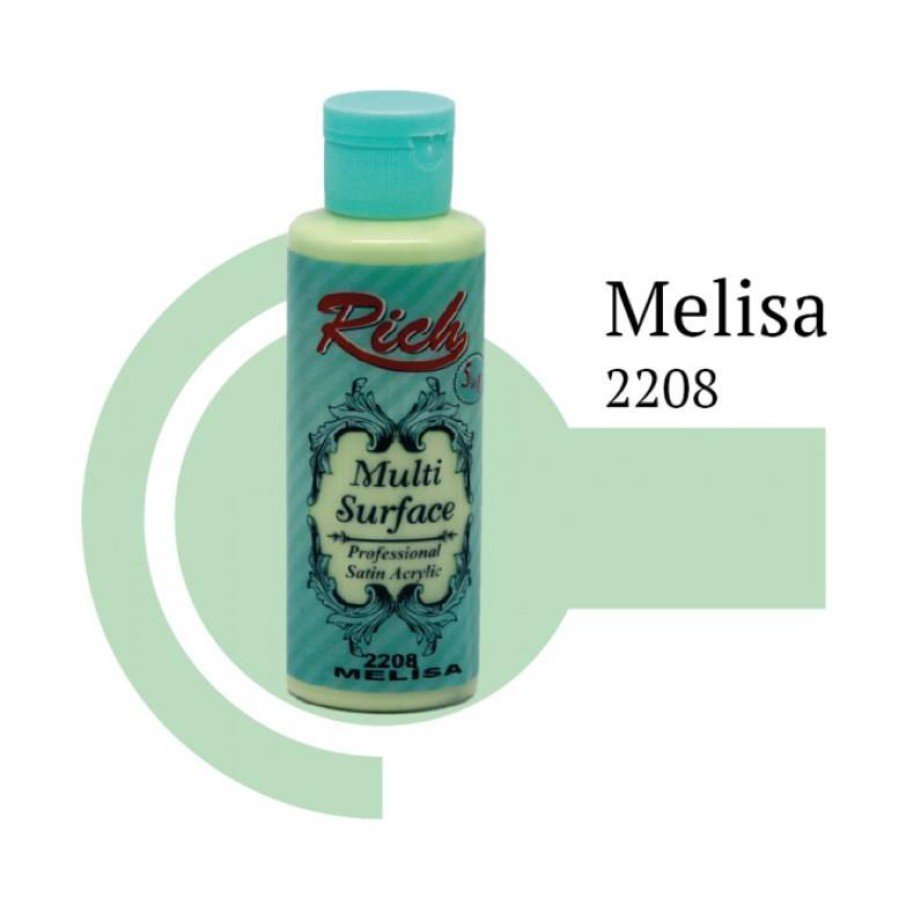 Rich Multi Surface 2208 Melisa Acrylic Paint 120 cc Rich Multi Surface 2208 Melisa Acrylic Paint 120 cc
