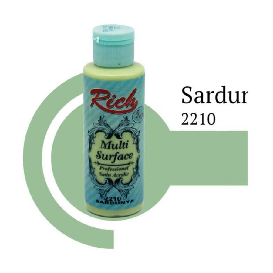 Rich Multi Surface 2210 Sardinya Acrylic Paint 130 cc Rich Multi Surface 2210 Sardinya Acrylic Paint 130 cc