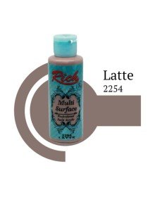 Rich Multi Surface 2254 Latte Acrylic Paint 120 cc