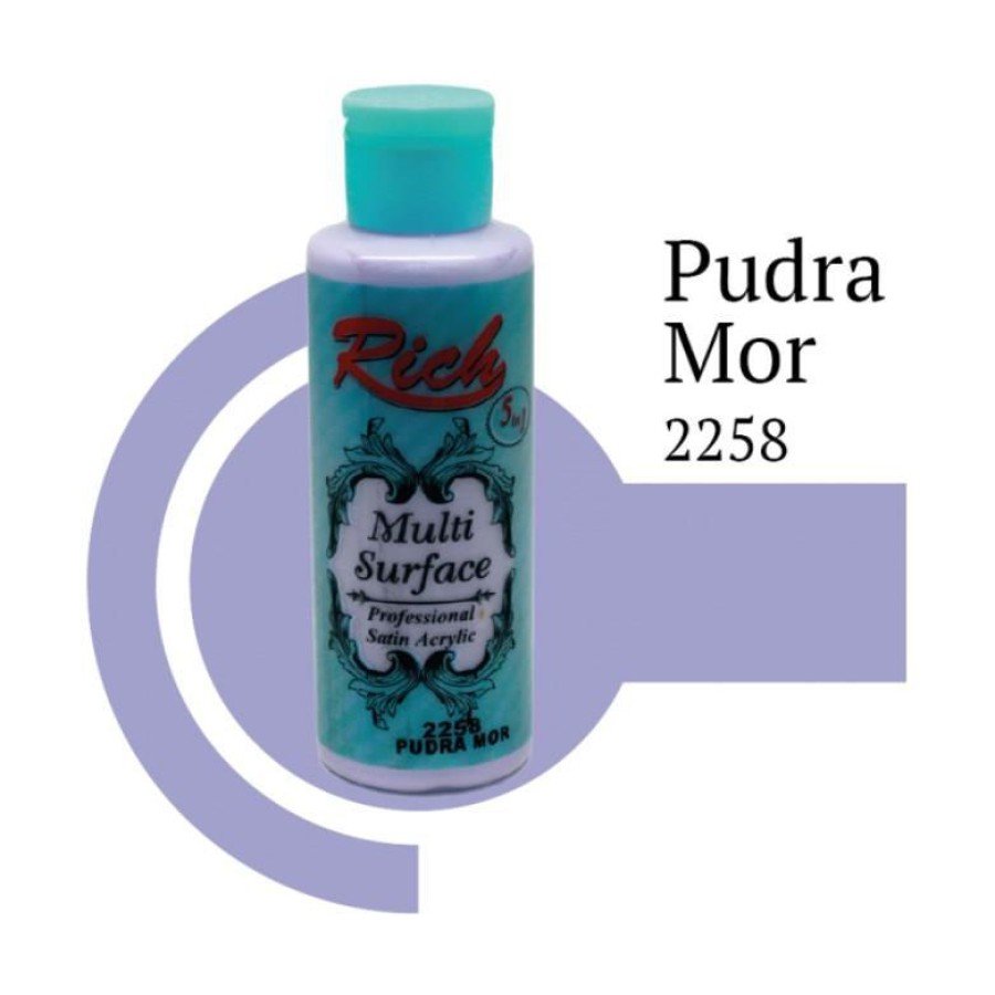 Rich Multi Surface 2258 Powder Purple Acrylic Paint 130 cc