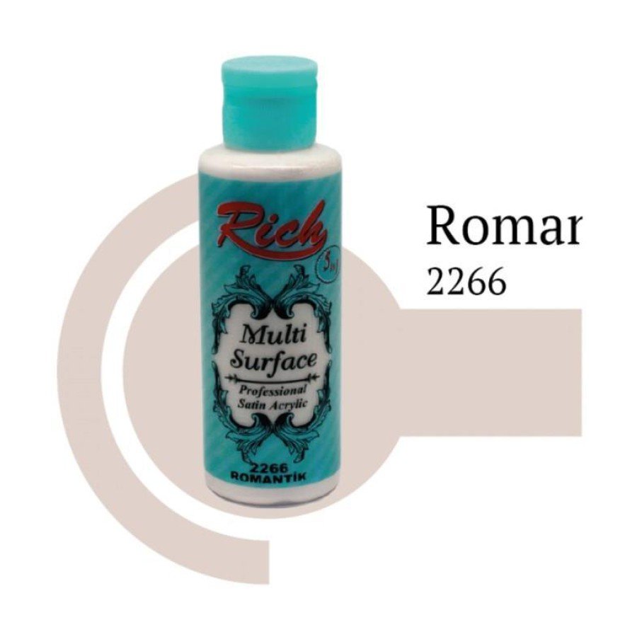 Rich Multi Surface 2266 Romantic Acrylic Paint 130 cc Rich Multi Surface 2266 Romantic Acrylic Paint 130 cc