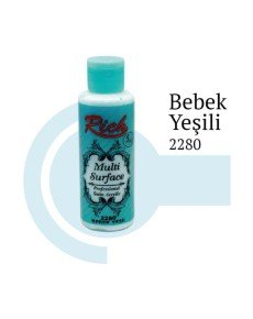 Rich Multi Surface 2280 Baby Green Acrylic Paint 130 cc
