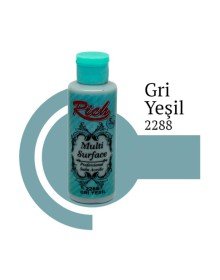 Rich Multi Surface 2288 Gray Green Acrylic Paint 120 cc