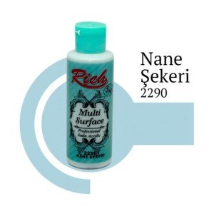 Rich Multi Surface 2290 Mint Candy Acrylic Paint 120 cc