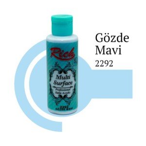 Rich Multi Surface 2292 Gözde Blue Acrylic Paint 120 cc