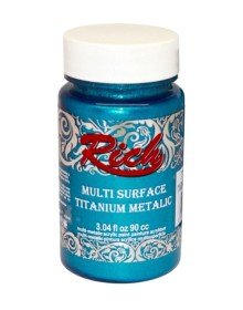 Rich Multi Surface Titanium 2572 Turquoise Metallic 90 cc