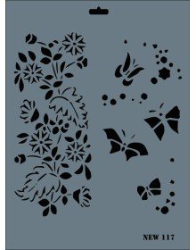 Rich New Series N-117 Stencil 35x25 cm