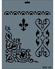 Rich New Series N-130 Stencil 35x25 cm Rich New Series N-130 Stencil 35x25 cm