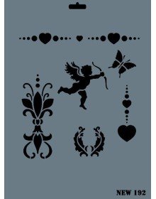 Rich New Series N-192 Stencil 35x25 cm