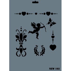 Rich New Series N-192 Stencil 35x25 cm