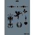 Rich New Series N-192 Stencil 35x25 cm