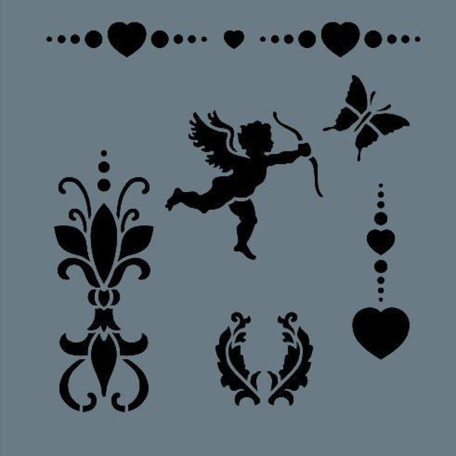 Rich New Series N-192 Stencil 35x25 cm