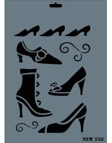 Rich New Series N-258 Stencil 35x25 cm