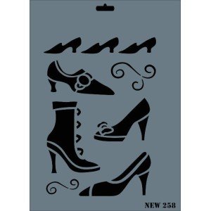 Rich New Series N-258 Stencil 35x25 cm