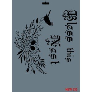 Rich New Series N-332 Stencil 35x25 cm
