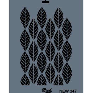 Rich New Series N-347 Stencil 35x25 cm
