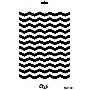 Rich New Series N-358 Stencil 35x25 cm