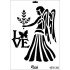 Rich New Series N-392 Stencil 35x25 cm