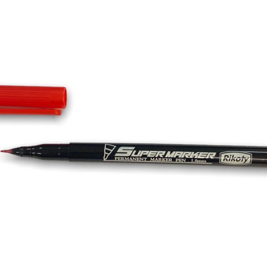 Rikoty G-0921 Red 1 mm Tip Super Marker Pen