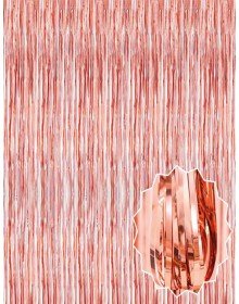 Rose Gold Tassel Door Curtain - Party, Bachelorette Party, Birthday 1x2 m