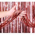 Rose Gold Tassel Door Curtain - Party, Bachelorette Party, Birthday 1x2 m