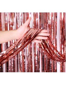 Rose Gold Tassel Door Curtain - Party, Bachelorette Party, Birthday 1x2 m