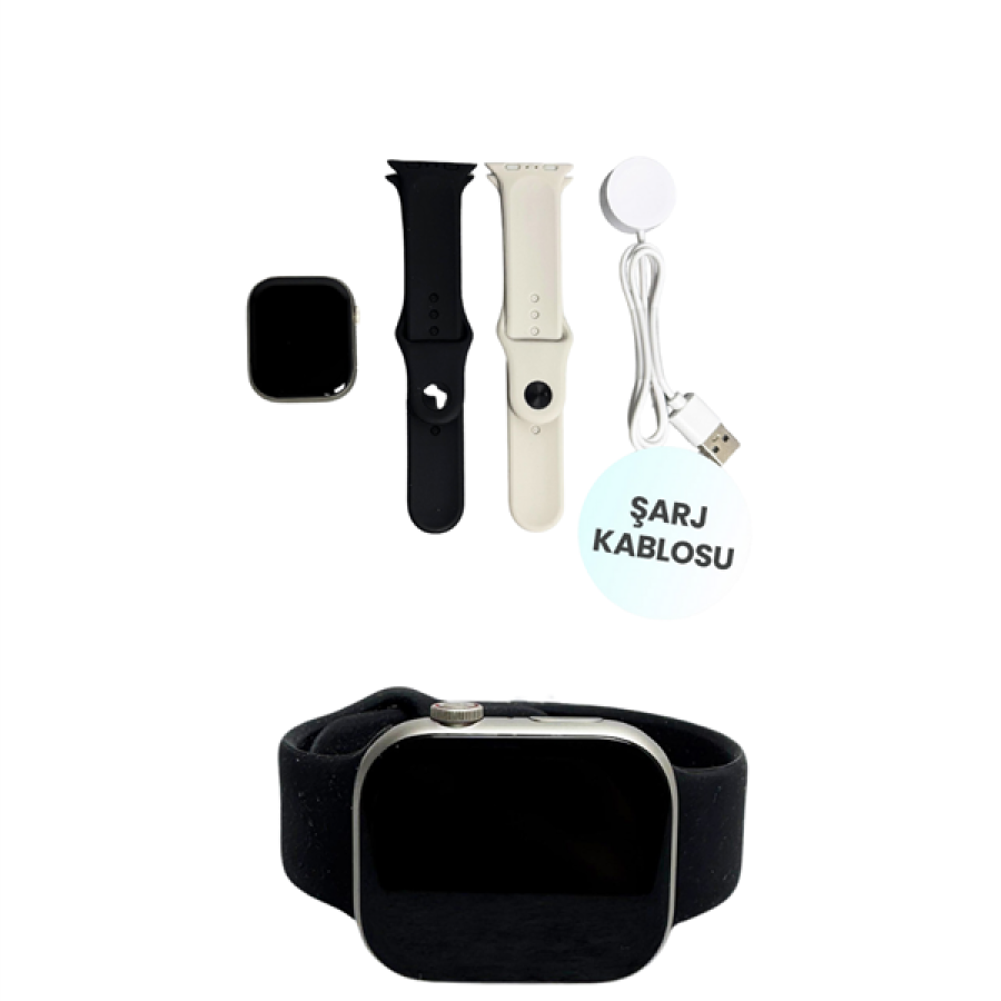 RS12 PRO+ Titanium Case Smart Watch – Sleep and Heart Rate Tracking, Water Resistant, Bluetooth Calling