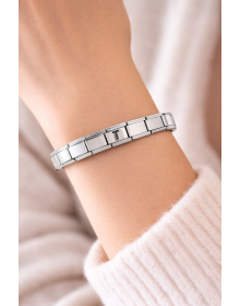 Personalized Letter T Steel Bracelet – Italian Charm Bracelet, Adjustable Elegant Model