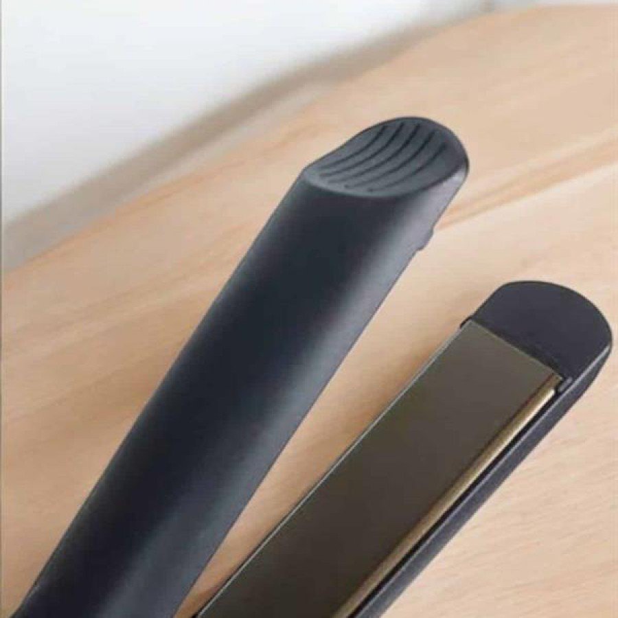 Hair Straightener Heat Adjustable Ceramic Coating Swivel Cord Anti-Frying