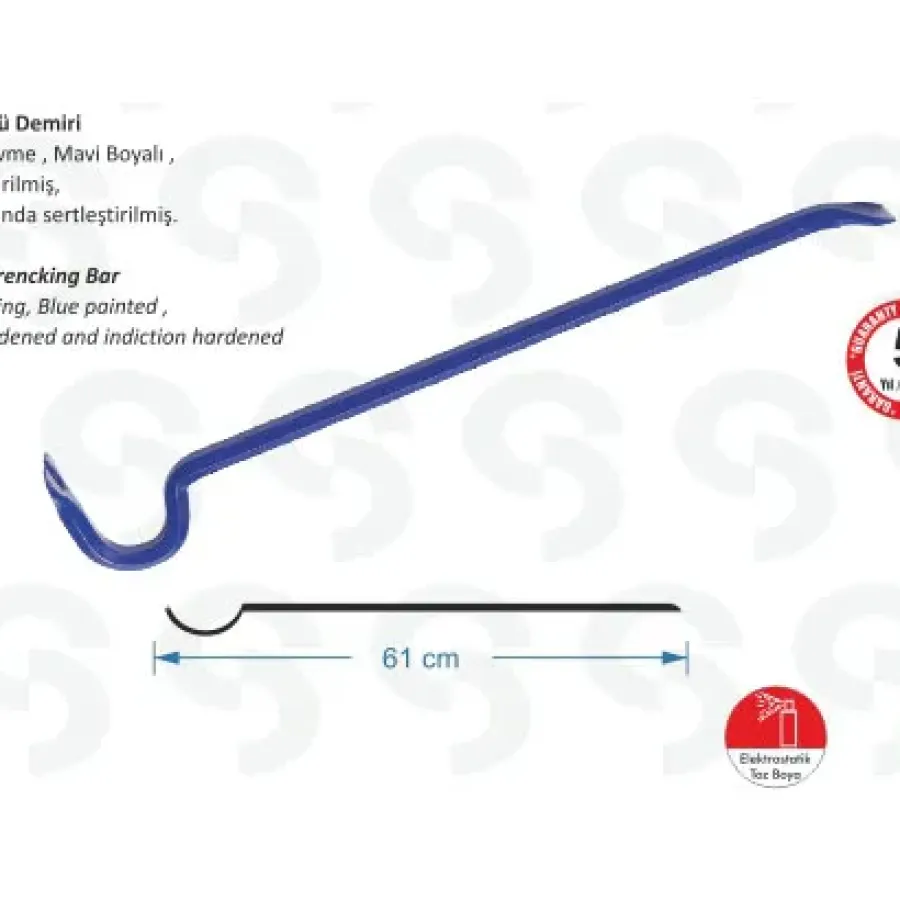 Sait Demirci SK 6000 Short Removing Iron - 1200 gr, 61cm