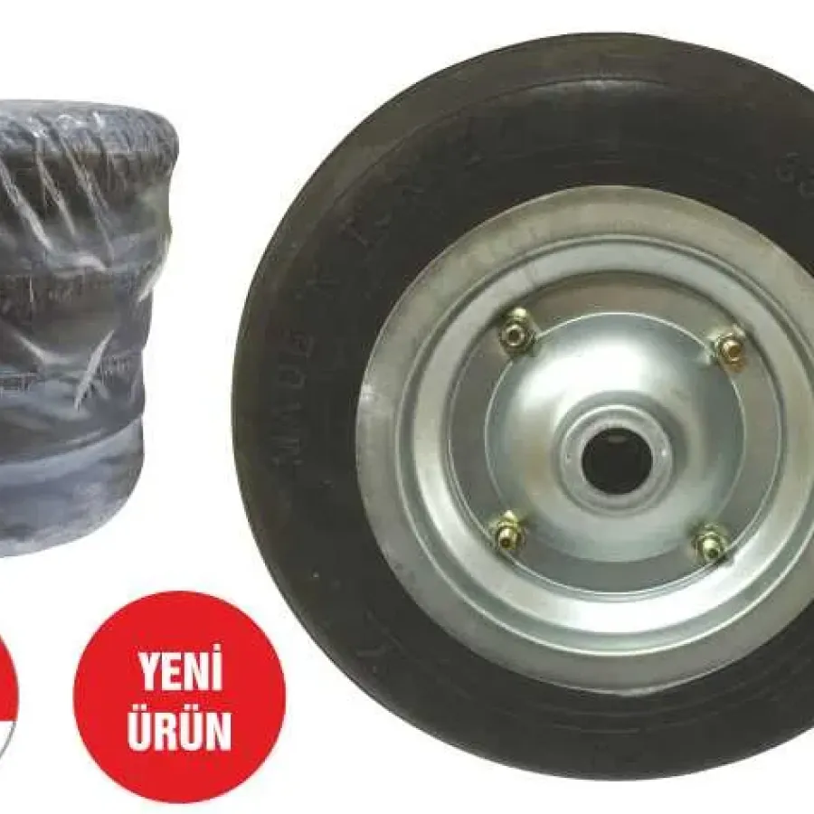 Sait Demirci TKR 001 Wheelbarrow Wheel Solid Wheel with Bushing