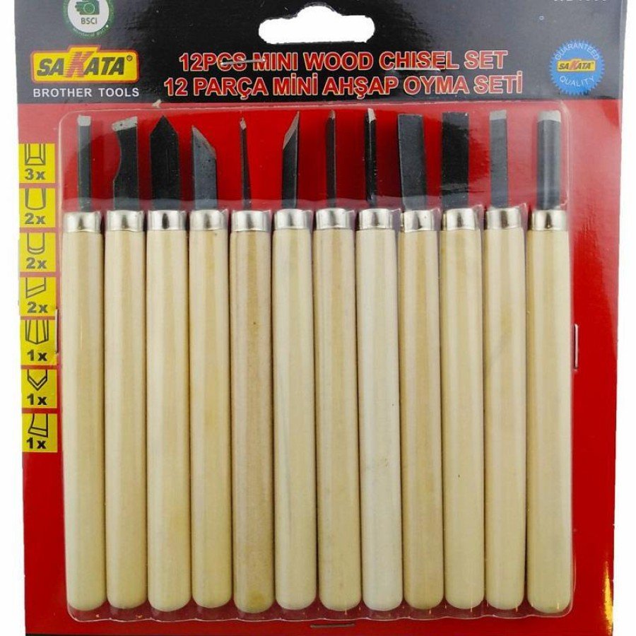 Sakata WD 1008 Wood Carving Set 12 Pieces