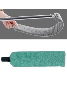 Recessed Surface Cleaning Mop Dusting Brush with Microfiber Head and Handle