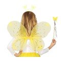 Yellow Butterfly Boy-Girl Set – 50 cm Butterfly Wing, Crown and Scepter