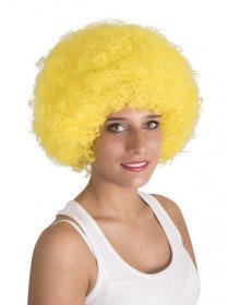 Blonde Color Curly Afro Bonus Wig
