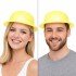Yellow Glitter Bowler Hat | Thin Plastic Glitter Adult Party Hat