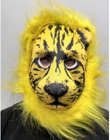 Yellow Maned Yellow Haired Lion Mask Mega Plush No 2