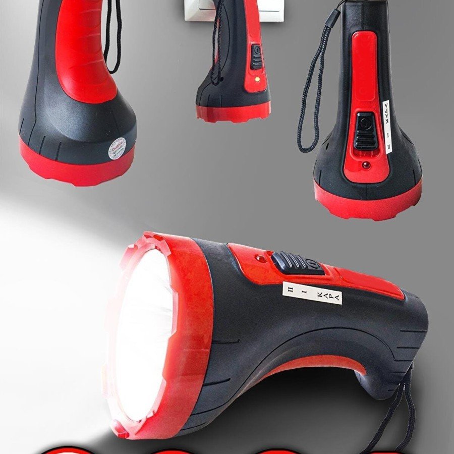 Rechargeable 10w Searchlight LED Flashlight 2 Modes Illuminance Long Range Security Guard Police Flashlight Searchlight