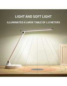 Rechargeable 40 LED Study Reading Light Stepped Desk Lamp Adjustable Color Tone and Brightness PS-1912