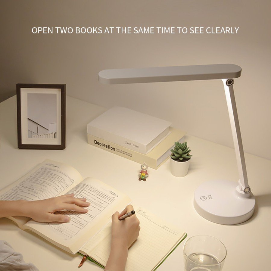 Rechargeable 40 LED Study Reading Light Stepped Desk Lamp Adjustable Color Tone and Brightness PS-1912