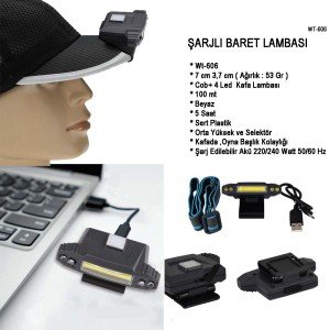 Rechargeable Helmet Lamp Wt-606